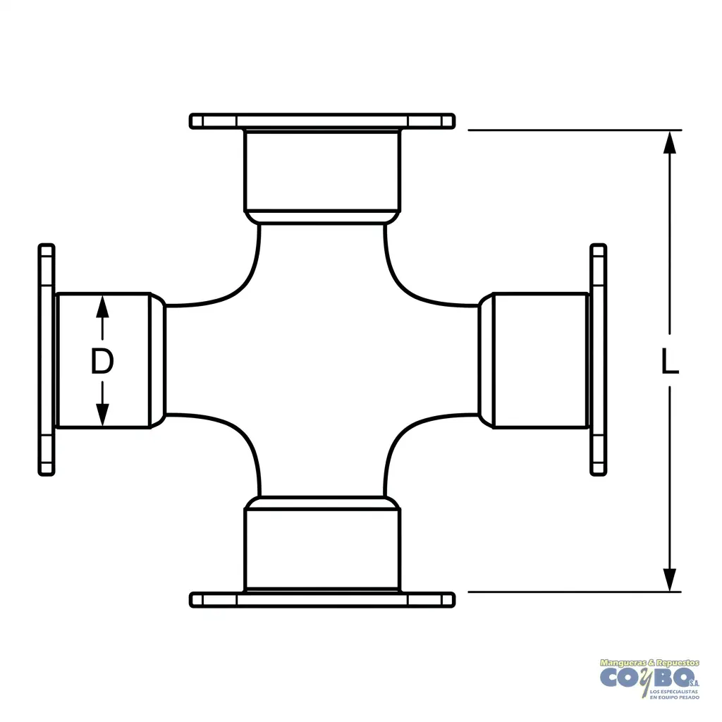 UNION BARRA D=1-15/16 L=7-35/64 (7.547")